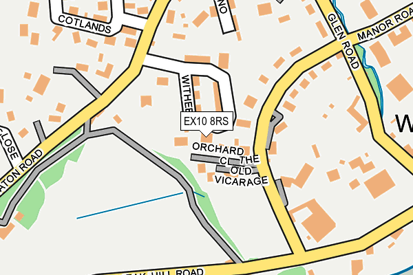 EX10 8RS map - OS OpenMap – Local (Ordnance Survey)