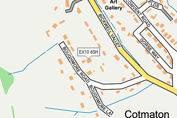 EX10 8SH map - OS OpenMap – Local (Ordnance Survey)