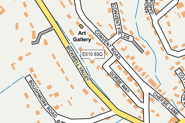 EX10 8SQ map - OS OpenMap – Local (Ordnance Survey)