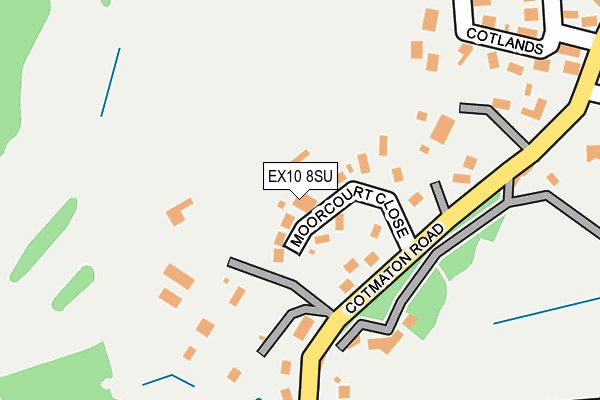 EX10 8SU map - OS OpenMap – Local (Ordnance Survey)