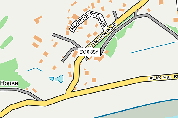 EX10 8SY map - OS OpenMap – Local (Ordnance Survey)