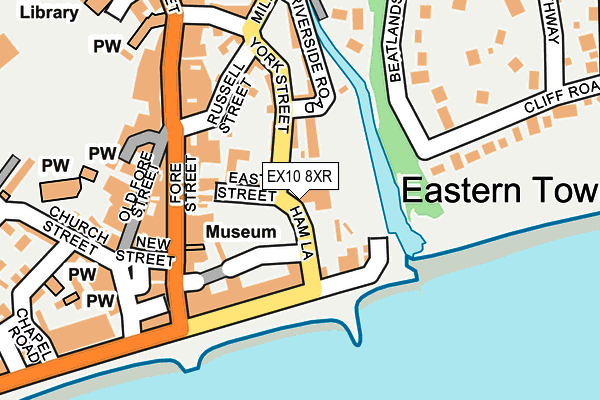 EX10 8XR map - OS OpenMap – Local (Ordnance Survey)