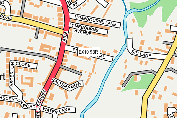 EX10 9BR map - OS OpenMap – Local (Ordnance Survey)