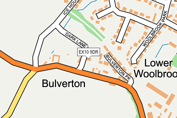 EX10 9DR map - OS OpenMap – Local (Ordnance Survey)