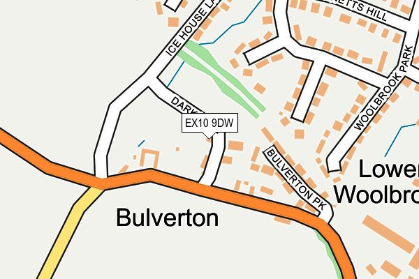 EX10 9DW map - OS OpenMap – Local (Ordnance Survey)