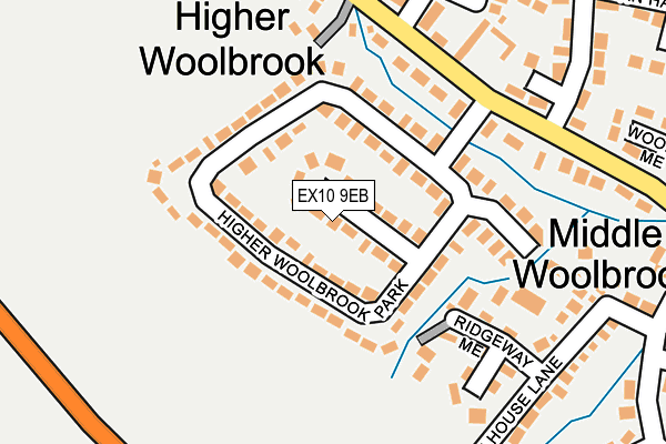 EX10 9EB map - OS OpenMap – Local (Ordnance Survey)