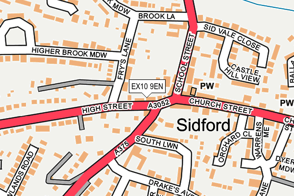 EX10 9EN map - OS OpenMap – Local (Ordnance Survey)