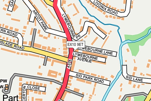 EX10 9ET map - OS OpenMap – Local (Ordnance Survey)