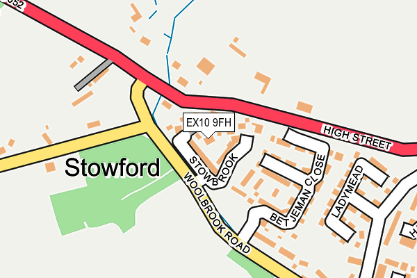 EX10 9FH map - OS OpenMap – Local (Ordnance Survey)