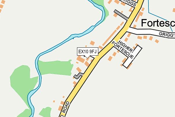 EX10 9FJ map - OS OpenMap – Local (Ordnance Survey)