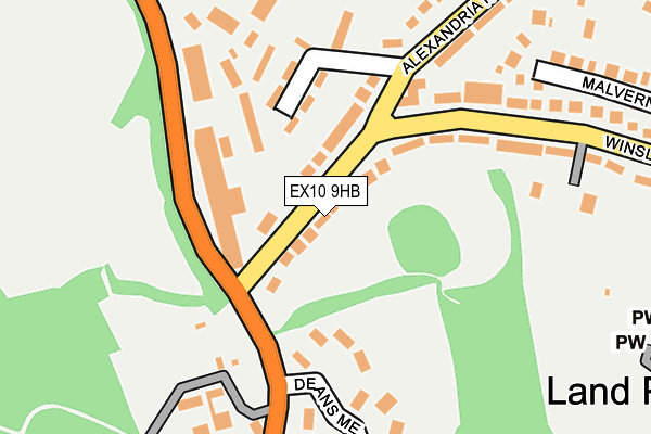 EX10 9HB map - OS OpenMap – Local (Ordnance Survey)