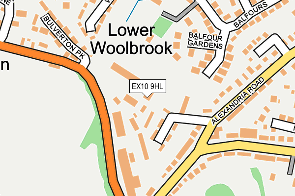 EX10 9HL map - OS OpenMap – Local (Ordnance Survey)