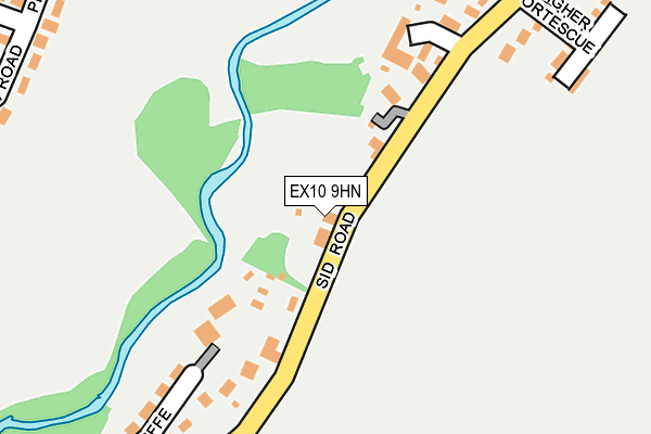 EX10 9HN map - OS OpenMap – Local (Ordnance Survey)