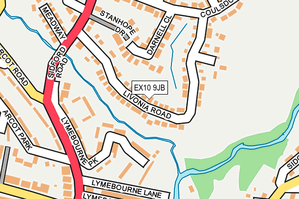 Map of HAYWOOD STYLES LTD at local scale