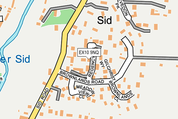 EX10 9NQ map - OS OpenMap – Local (Ordnance Survey)