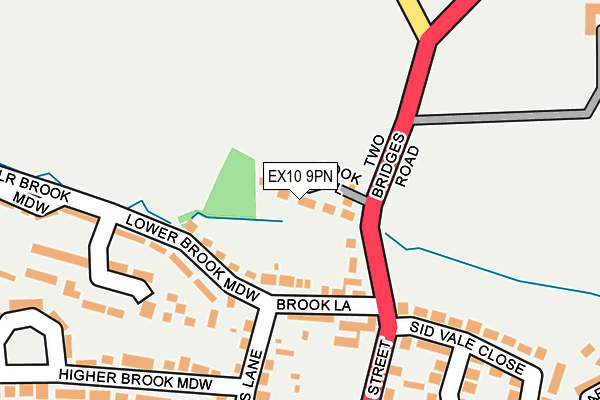 EX10 9PN map - OS OpenMap – Local (Ordnance Survey)