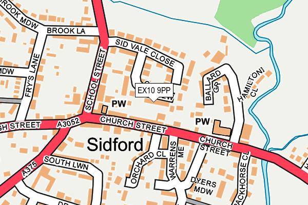 EX10 9PP map - OS OpenMap – Local (Ordnance Survey)