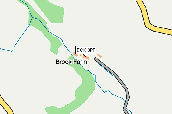 EX10 9PT map - OS OpenMap – Local (Ordnance Survey)