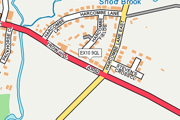 EX10 9QL map - OS OpenMap – Local (Ordnance Survey)