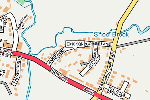 EX10 9QN map - OS OpenMap – Local (Ordnance Survey)