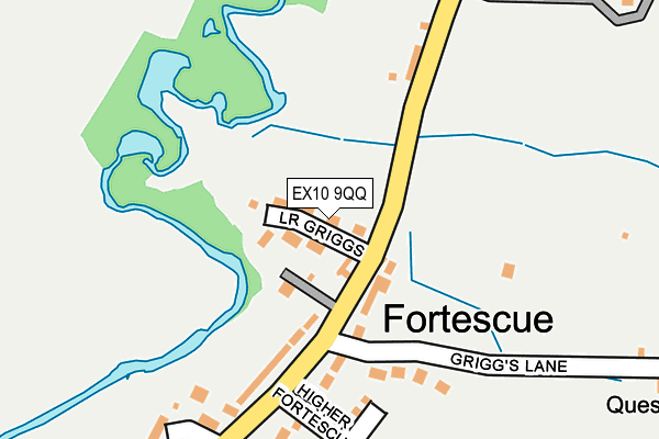 EX10 9QQ map - OS OpenMap – Local (Ordnance Survey)