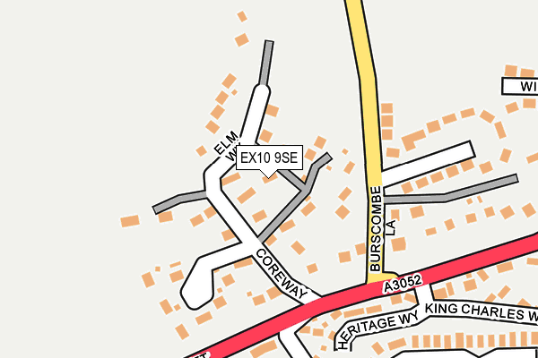EX10 9SE map - OS OpenMap – Local (Ordnance Survey)