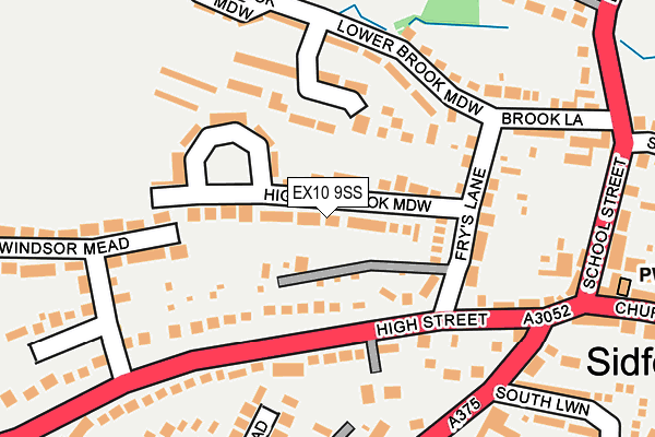 EX10 9SS map - OS OpenMap – Local (Ordnance Survey)