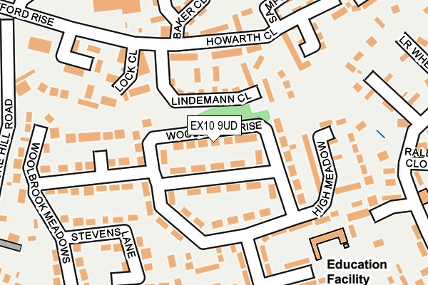 EX10 9UD map - OS OpenMap – Local (Ordnance Survey)