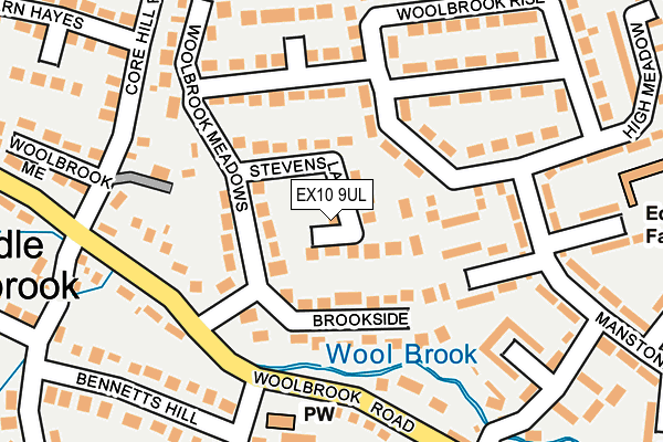 Map of WOOLBROOK BUILDERS LIMITED at local scale