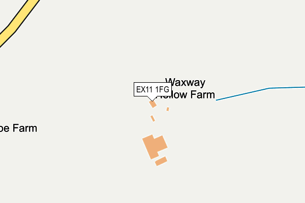 EX11 1FG map - OS OpenMap – Local (Ordnance Survey)