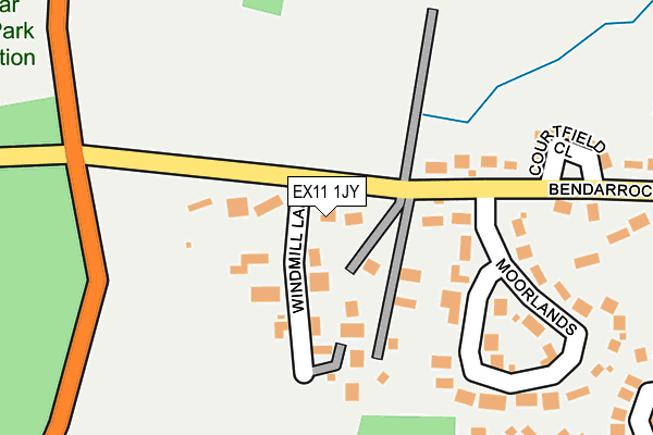 EX11 1JY map - OS OpenMap – Local (Ordnance Survey)