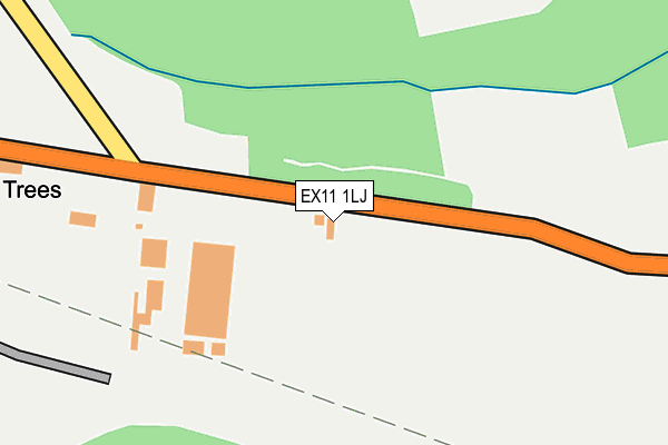 EX11 1LJ map - OS OpenMap – Local (Ordnance Survey)