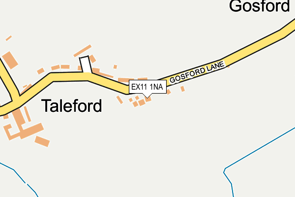 EX11 1NA map - OS OpenMap – Local (Ordnance Survey)