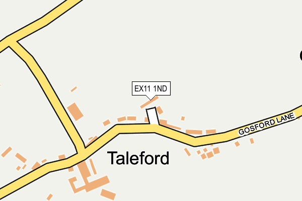 EX11 1ND map - OS OpenMap – Local (Ordnance Survey)