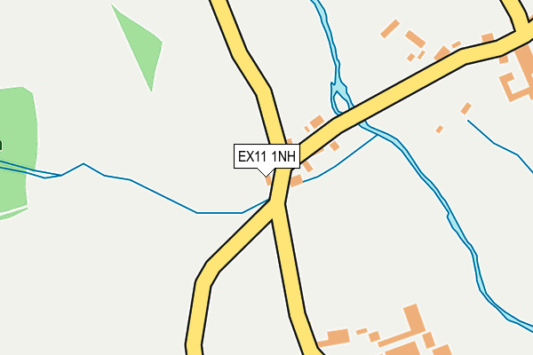 EX11 1NH map - OS OpenMap – Local (Ordnance Survey)