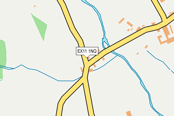 EX11 1NQ map - OS OpenMap – Local (Ordnance Survey)