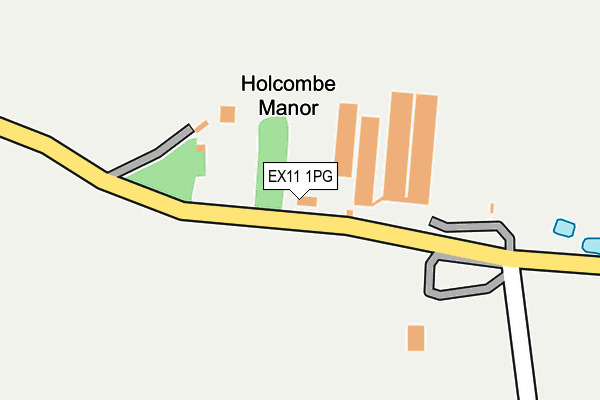 EX11 1PG map - OS OpenMap – Local (Ordnance Survey)