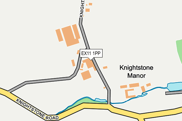 EX11 1PP map - OS OpenMap – Local (Ordnance Survey)