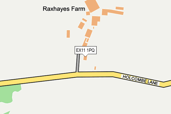 EX11 1PQ map - OS OpenMap – Local (Ordnance Survey)