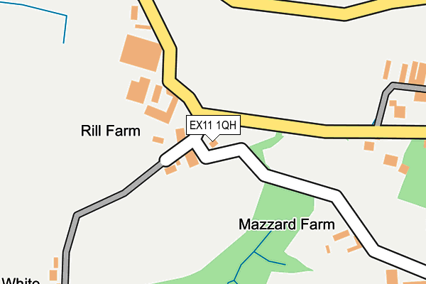 EX11 1QH map - OS OpenMap – Local (Ordnance Survey)