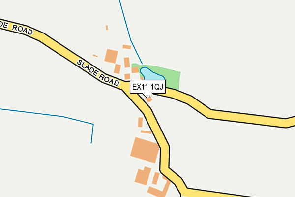 EX11 1QJ map - OS OpenMap – Local (Ordnance Survey)