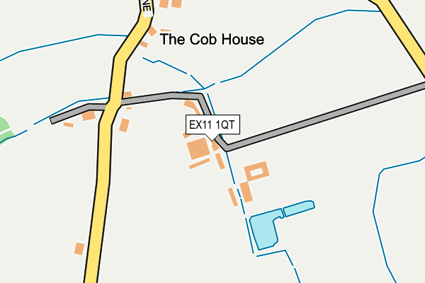 EX11 1QT map - OS OpenMap – Local (Ordnance Survey)