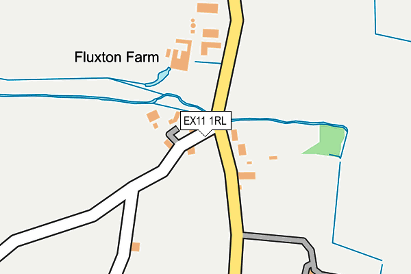 EX11 1RL map - OS OpenMap – Local (Ordnance Survey)