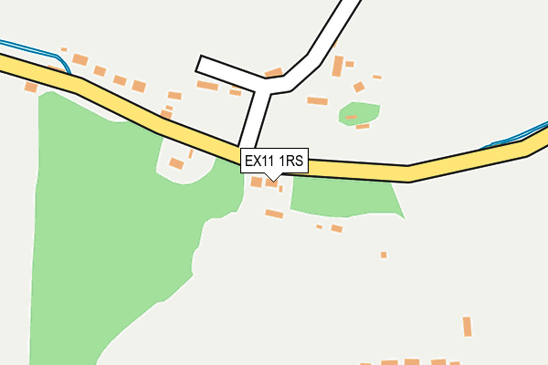 EX11 1RS map - OS OpenMap – Local (Ordnance Survey)