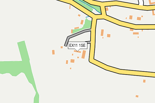 EX11 1SE map - OS OpenMap – Local (Ordnance Survey)