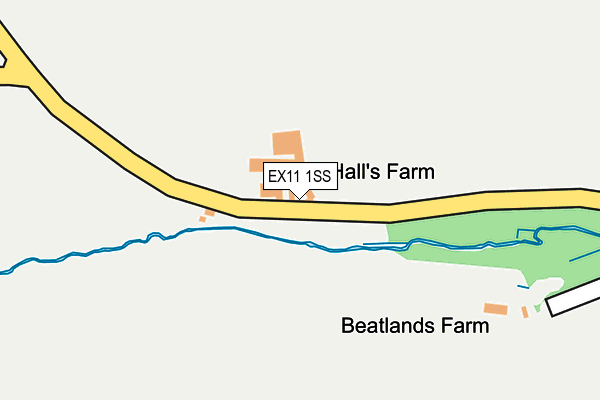 EX11 1SS map - OS OpenMap – Local (Ordnance Survey)