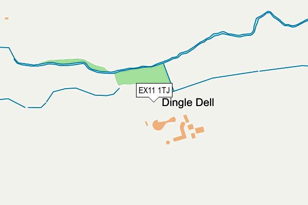 EX11 1TJ map - OS OpenMap – Local (Ordnance Survey)