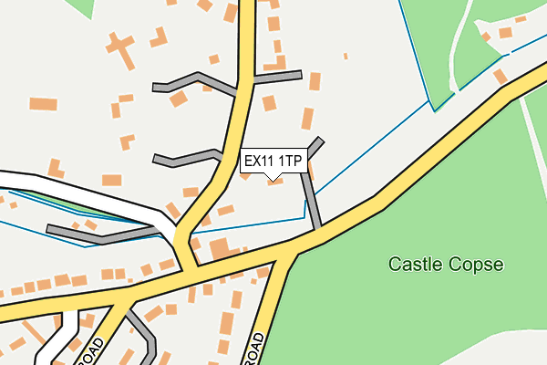 EX11 1TP map - OS OpenMap – Local (Ordnance Survey)