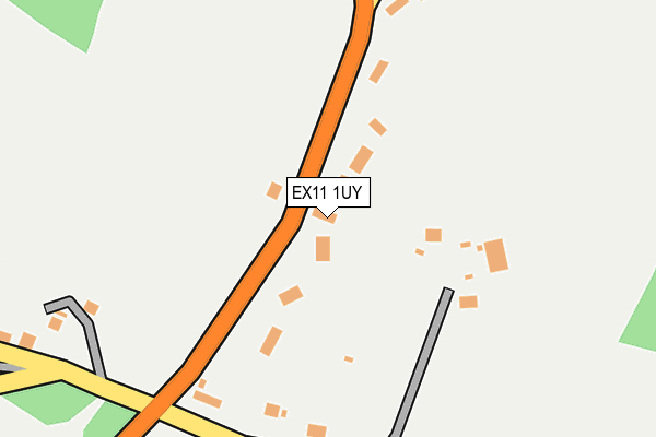 EX11 1UY map - OS OpenMap – Local (Ordnance Survey)
