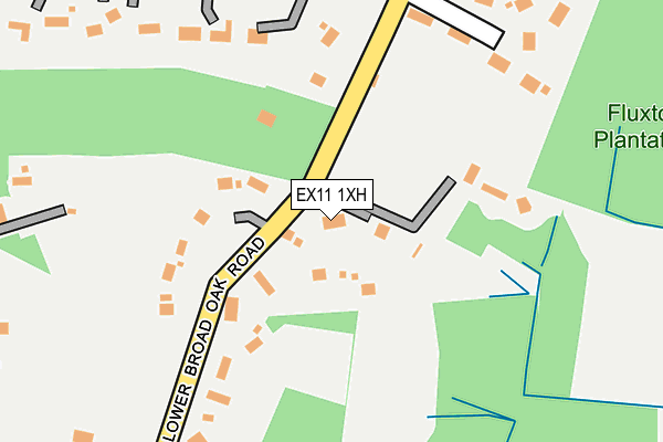 EX11 1XH map - OS OpenMap – Local (Ordnance Survey)